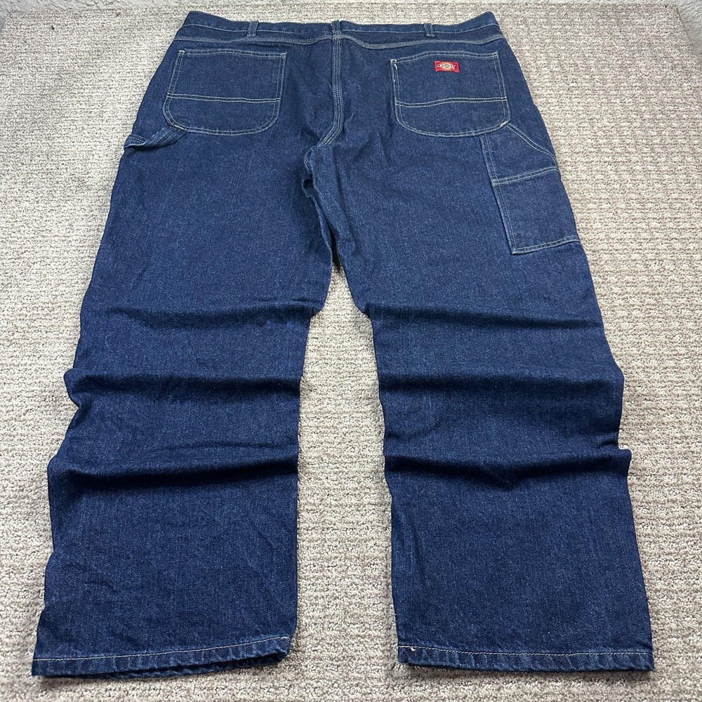 Dickies Mens Relaxed Fit Carpenter Jeans Indigo Blue Denim 42x32 19393 RNB